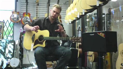 Yamaha A3r Acoustic Guitar Product Demonstration Youtube