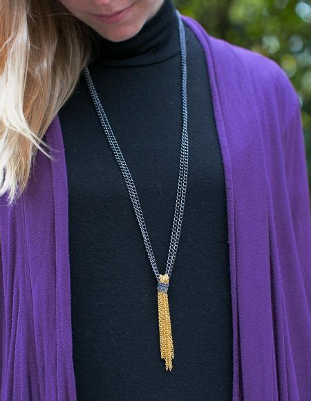 Diy Chain Tassel Necklace