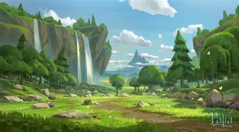 Palia landscape | Environment concept art, Fantasy art landscapes ...