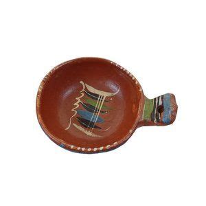 Handmade Accents Southwest X Clay Bowl Whandle Handmade Pottery