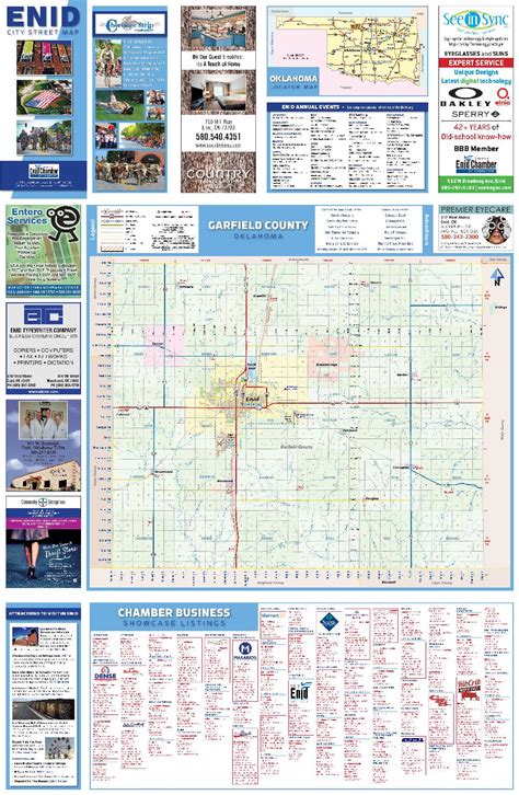 Enid OK Chamber Map by Town Square Publications, LLC - Issuu