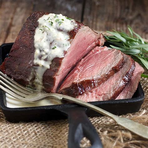 Reverse-Seared Chateaubriand with Bearnaise Sauce