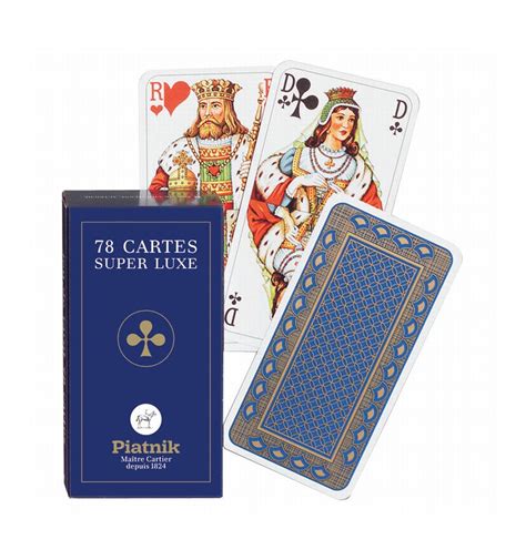 Tarot De Luxe Piatnik Bleu Et Or C Est Le Jeu