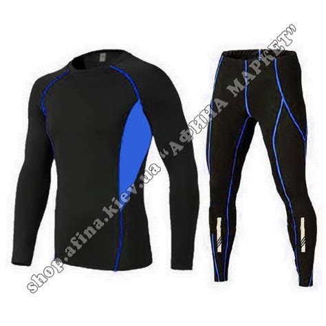 Купить термобелье детское для футбола reflective ventilation black/blue ...