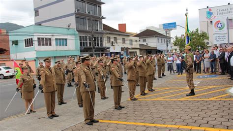 Pol Cia Militar Comemora O Ano De Cria O Da Rpm Em Jaragu Do