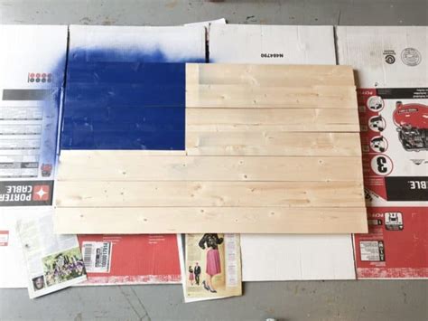 DIY Wooden American Flag