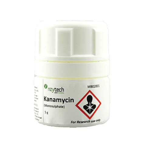 Kanamycin Monosulphate CAS 25389 94 0 NZYtech Biomol