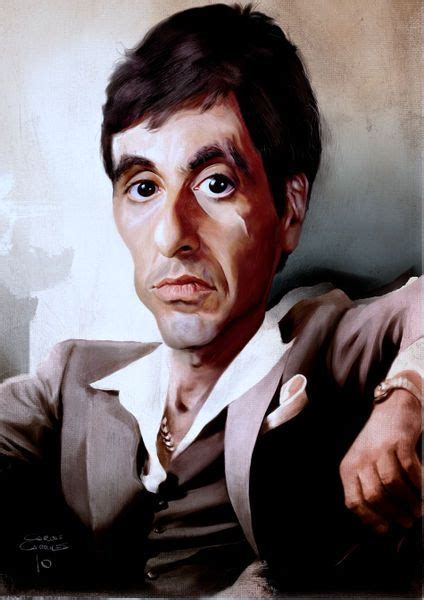 Al Pacino By Carlos Carriles Celebrity Caricatures Funny Caricatures