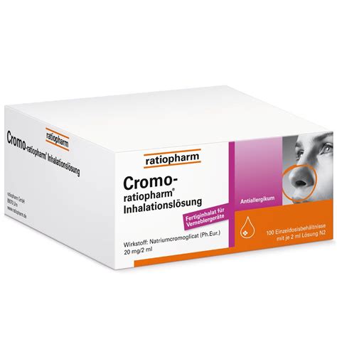 Cromo ratiopharm Inhalationslösung 100x2 ml Shop Apotheke