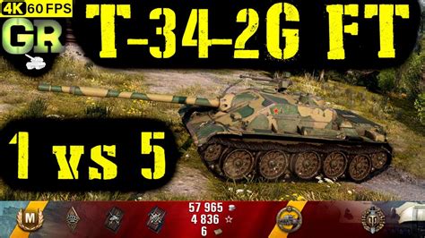 World Of Tanks T 34 2G FT Replay 7 Kills 4 2K DMG Patch 1 4 1 YouTube