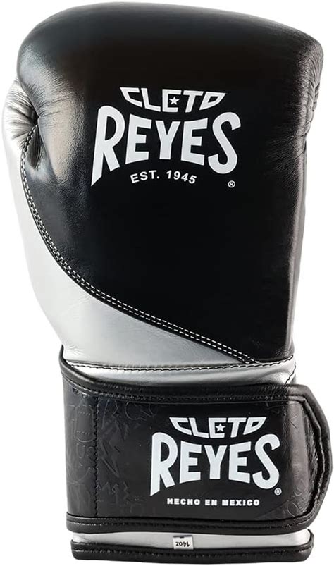 Cleto Reyes High Precision Hook And Loop Boxing Gloves Blacksilver