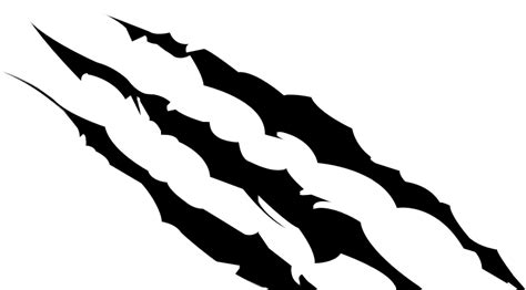 Claw Marks Clip Art Png Download Wolverine Claws Black And White