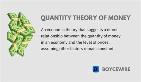 Quantity Theory of Money: Definition, Assumptions & Formula