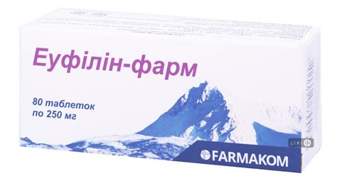 Эуфиллин – инструкция, цена в аптеках Украины, применение