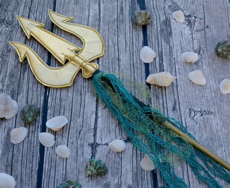 Prop Trident Costume Mermaid Poseidon Spear By Lilliannamarie On Etsy