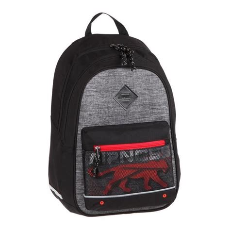 Airness Sac Dos Compartiments Cm Noir Coll Ge Lyc E