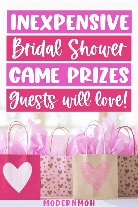 12 Bridal Shower Game Prizes Guests Will Actually Want | Modern MOH