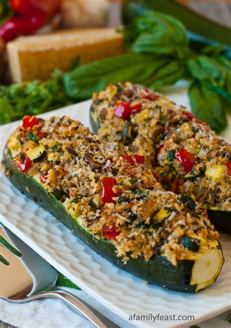 Vegetarian Stuffed Zucchini Boats Pizza Stuffed Zucchini Boats Vegetarian Paleo And Vegan