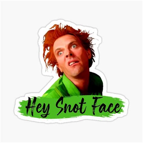 Drop Dead Fred Snot Face Sticker For Sale By Shellylyn74 Redbubble