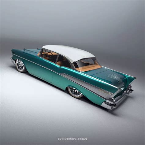 1957 Chevy Bel Air Tri-Five Surely Belongs on the Digital Cover of ...