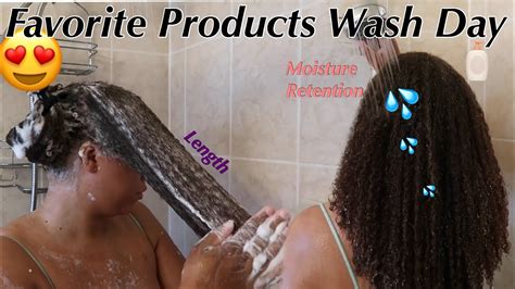 Moisturizing Wash Day Using My Current Favorite Products Natural Hair Youtube