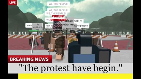 Roblox White House Protest 5 Youtube