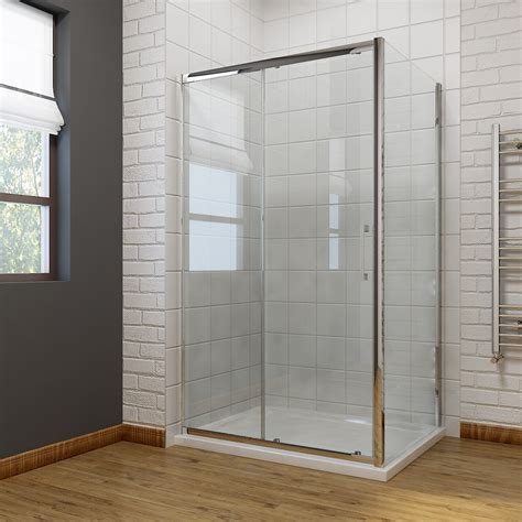 1000 X 700mm Sliding Shower Enclosure 8mm Easy Clean Glass Shower