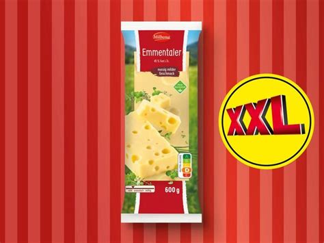 Milbona Emmentaler Am St Ck Xxl G Von Lidl Ansehen