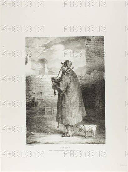 The Piper Plate 1 From Various Subjects Drawn From Life On Stone 1821