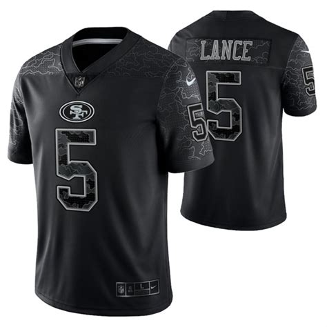 Men's San Francisco 49ers #97 Nick Bosa Black Reflective Limited ...