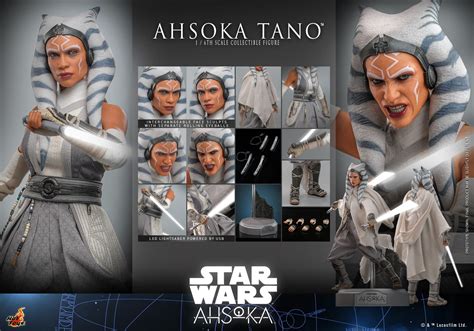 Ahsoka Embraces The Force New Hot Toys Scale Star Wars Figure