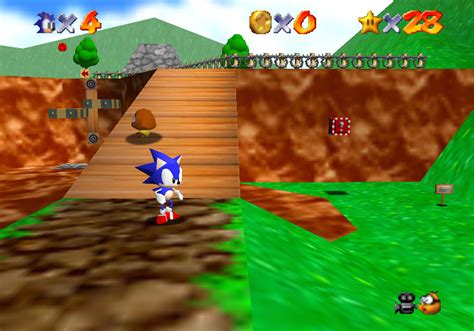 Sonic The Hedgehog Saturn N64 Pc Super Mario 64 Mods