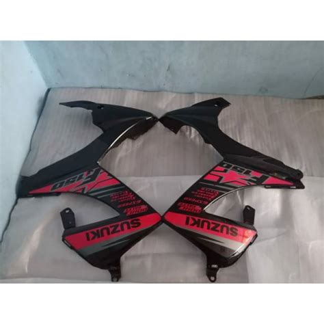 Sayap Samping Suzuki Satria Fu Facelift Plus Stripping Hitam Lazada