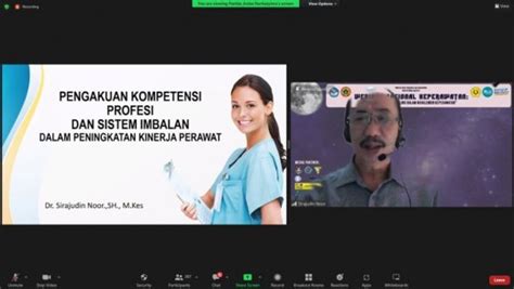 Webinar Nasional Profesi Ners Penerapan Kredensialing Dalam Manajemen