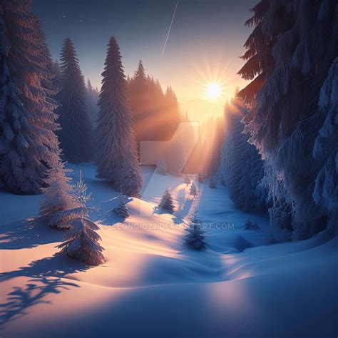 Winter Forest By Leoncio22 On Deviantart