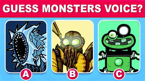 GUESS THE MONSTERS VOICE Creepy Wubbox Creepy Air Epic Wubbox Jumbo