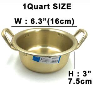 Jovely Korean Traditional Instant Ramen Small Hot Pot Set Aluminum Noodle Hot Pot Cm