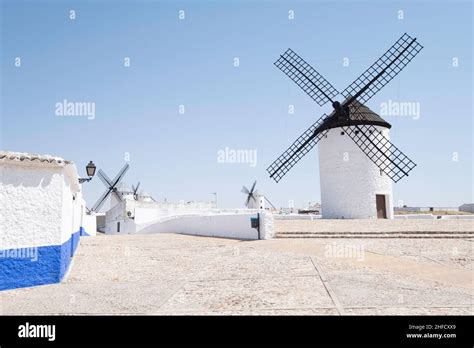 Campo de Criptana windmills,Spain Stock Photo - Alamy