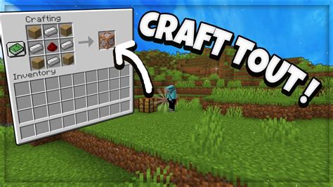 Minecraft Mais Je Peux CRAFT TOUT Les OBJETS DU JEU YouTube