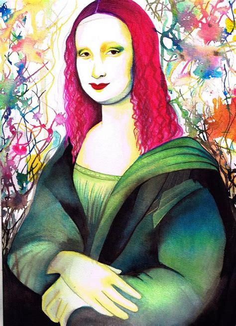 Lisa Gherardini Bd Pop Art Mona Friends Giocondo Mona Lisa Parody