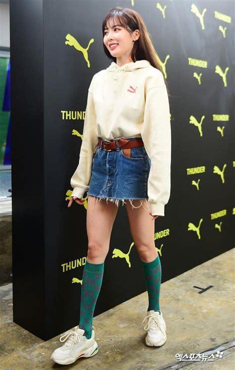 Fyhyunah Hyuna At Thunder Space Event By Puma Daily Sexy Kpop Idols