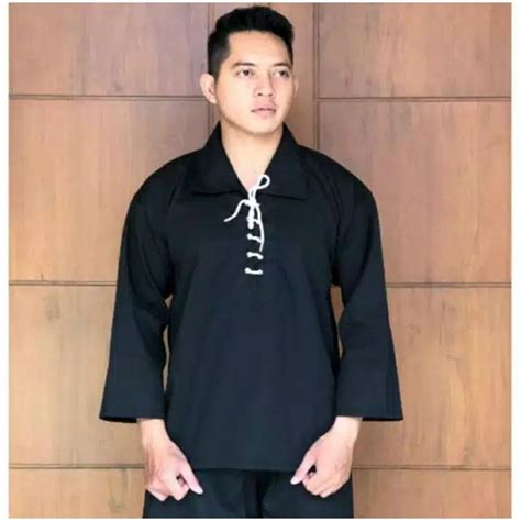 Jual Baju Silat Tali Hitam Polos Shopee Indonesia