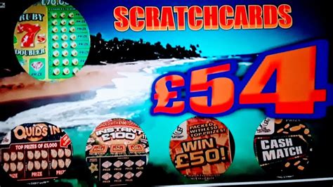 MEGA GAME SCRATCHCARDS INSTANT 100 RUBY 7s QUIDS IN CASH MATCH