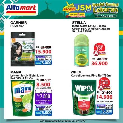 Promo Jsm Alfamart Terbaru April Harga Hemat Beli Gratis