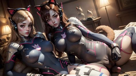 Futanari Harem Cat Ears AI Porn