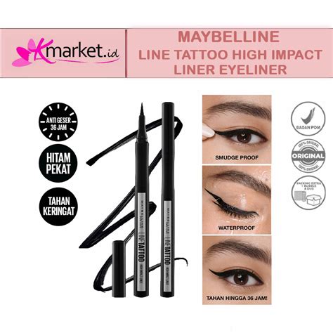 Jual Maybelline Line Tattoo High Impact Liner Eyeliner Shopee Indonesia