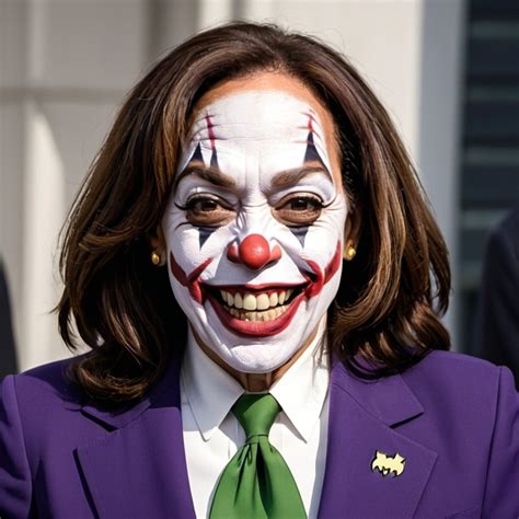 Kamala Harris As The Crazy Joker From Batman Cartoons