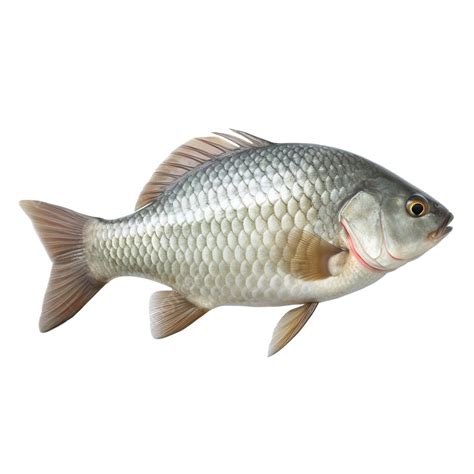 Fresh Nile Tilapia Or Pla Nin In Thai Freshwater Fish Isolated With Clipping Path In Png File ...