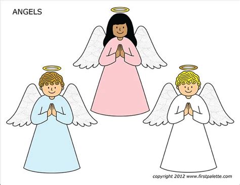 Angels Free Printable Templates Coloring Pages Firstpalette