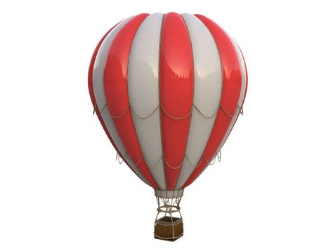 Hot Air Balloon D Model Cgtrader